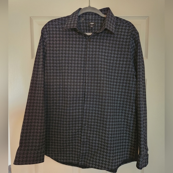 Express Mens Slim Button-down Large - Picture 1 of 1